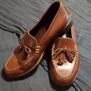 COLE HAAN BROWN TASSELED LADIES LOAFERS